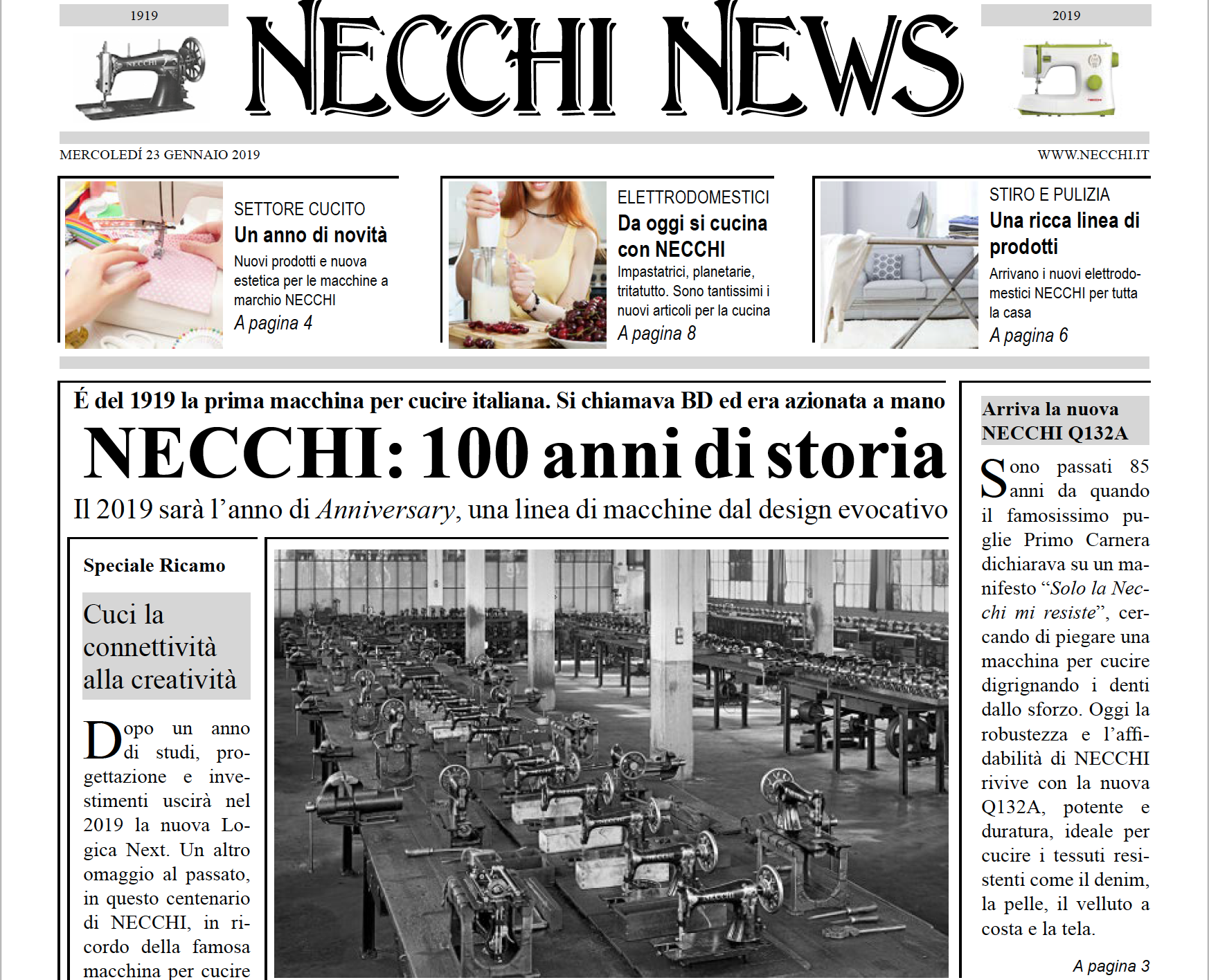 Necchi News